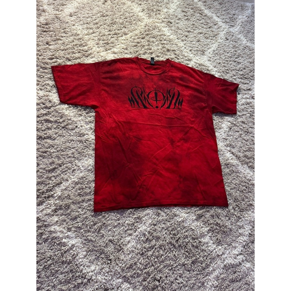 Muse Will of the People Tour 2023 Red Tie Dye Graphic T-Shirt Mens 2XL